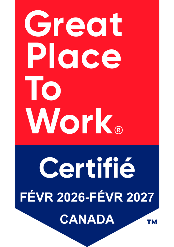 Great Place To Work — Certifié févr. 2026-févr. 2027, Canada